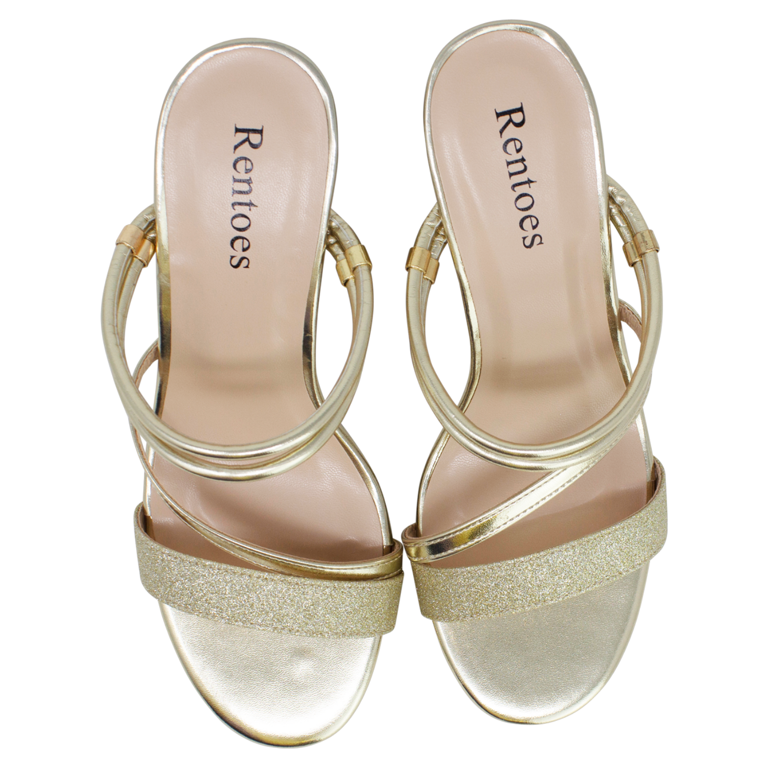 Rentoes - Vendita all'ingrosso Tacchi alti - Donna - Sandalo da donna imbottito con tacco largo XF-218