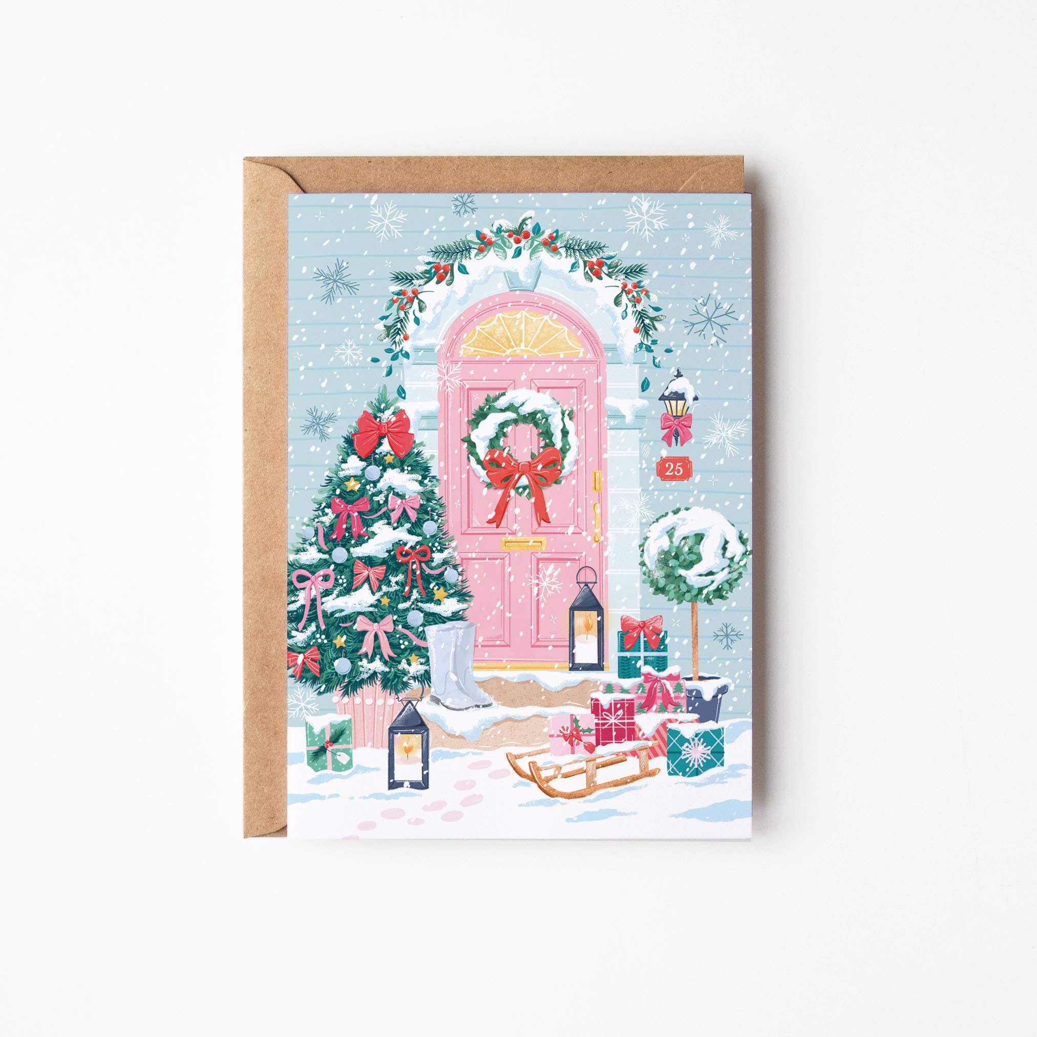 Simply, Katy – wholesale Christmas card – Christmas Doorway Card1