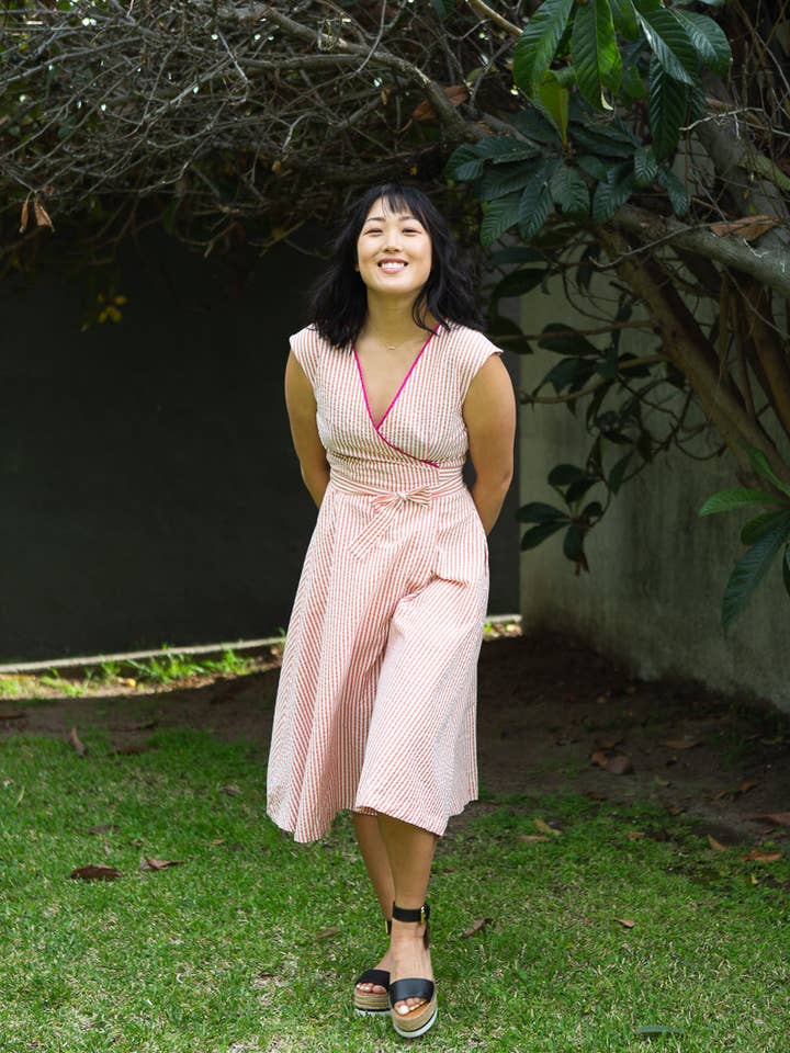 Ruth Dress - Satsuma for wholesale by Myrtle