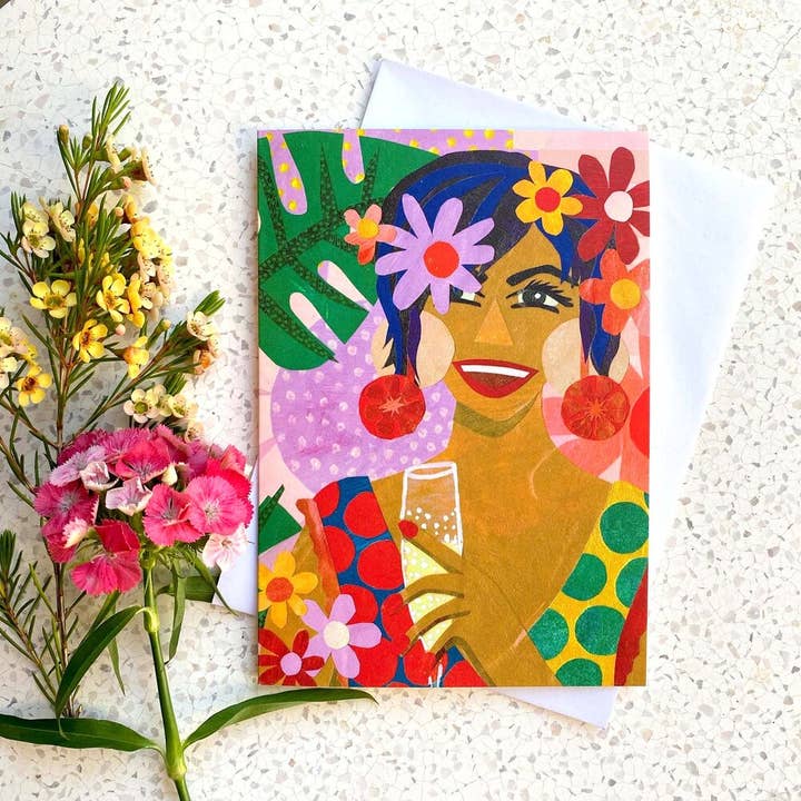 Enchanting Energy – Magnetic & Mischievous Greeting Card for wholesale by Sandra Gale Studio