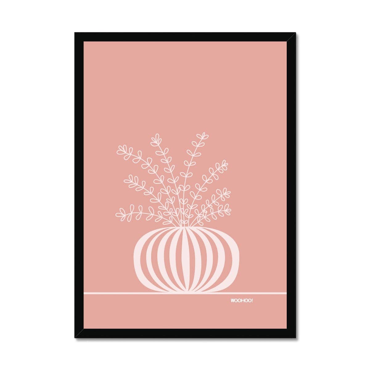 Woo Hoo Prints - Wholesale Art Print - BOTANICAL PLANT PEACH PINK PRINT3