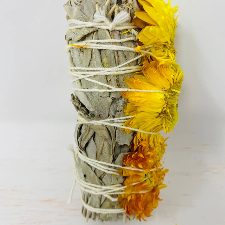 Bholi Sage Plus - Wholesale Sage Bundle - Sunflower with White Sage1