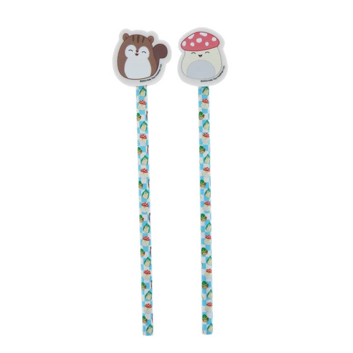 Blueprint Collections – wholesale Pencil – Squishmallows Cottage Pencil & Eraser Toppers