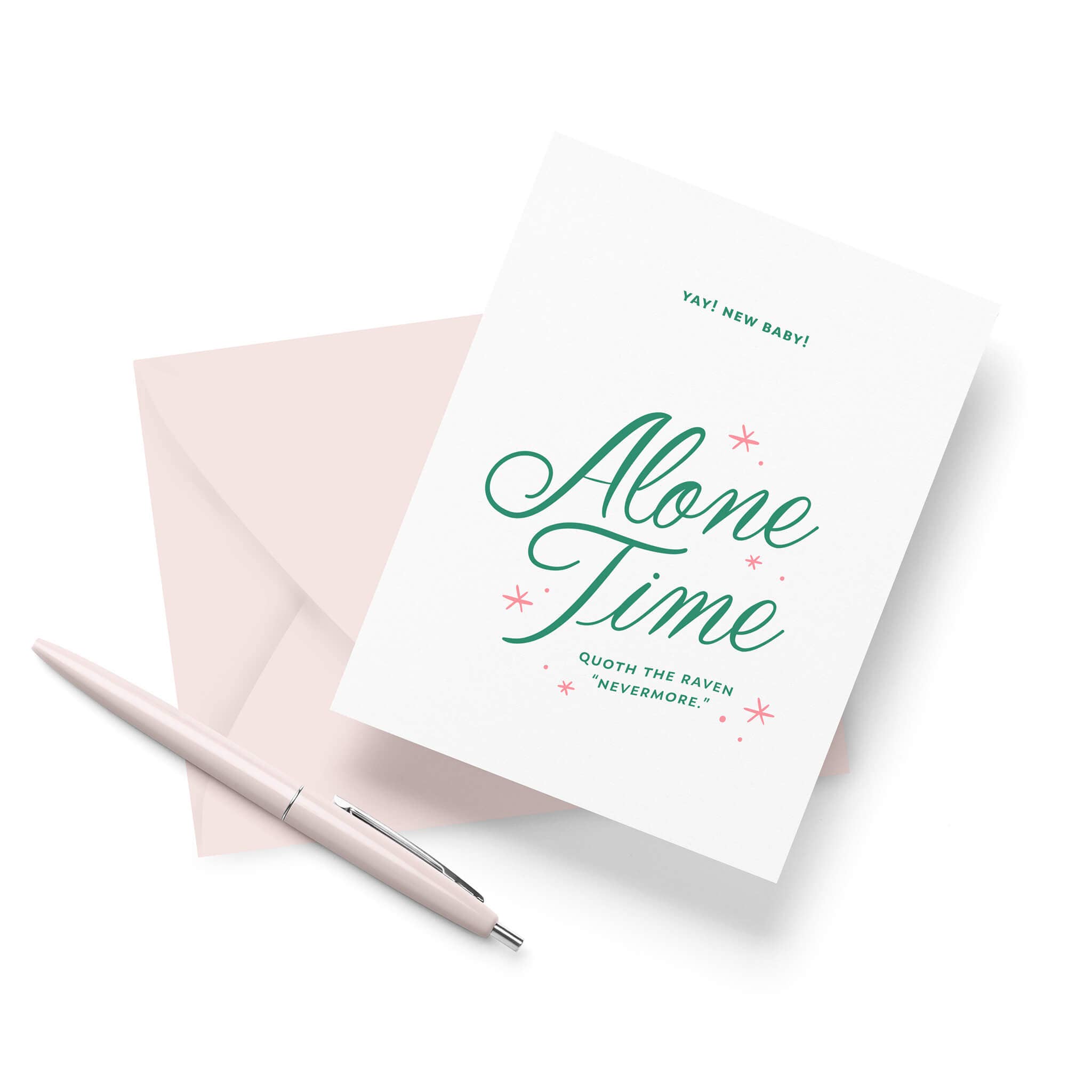 Friendly Fire Paper - Wholesale Baby Card - Nevermore Letterpress Baby Card2