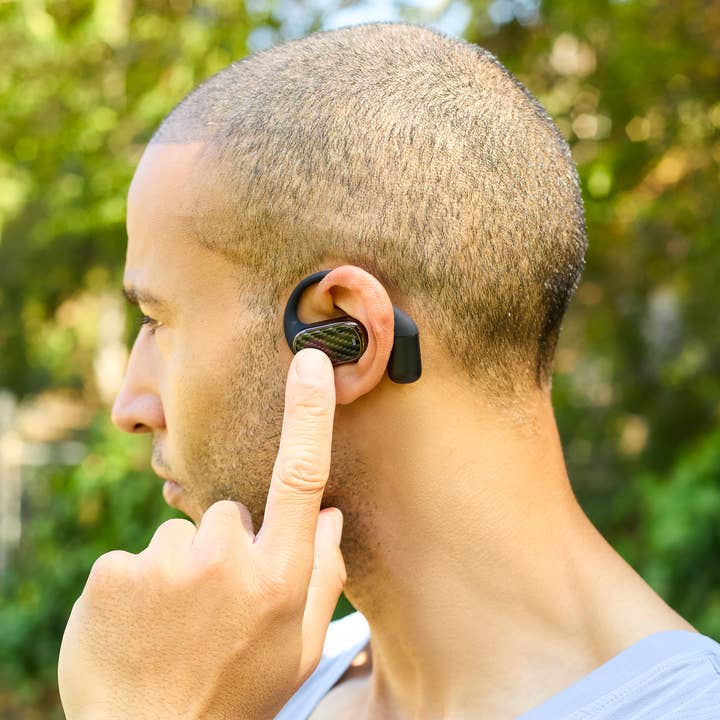 Groovz Audio – wholesale Headphones – Groovz Open-Ear True Wireless Headphones with Smart Battery Display1