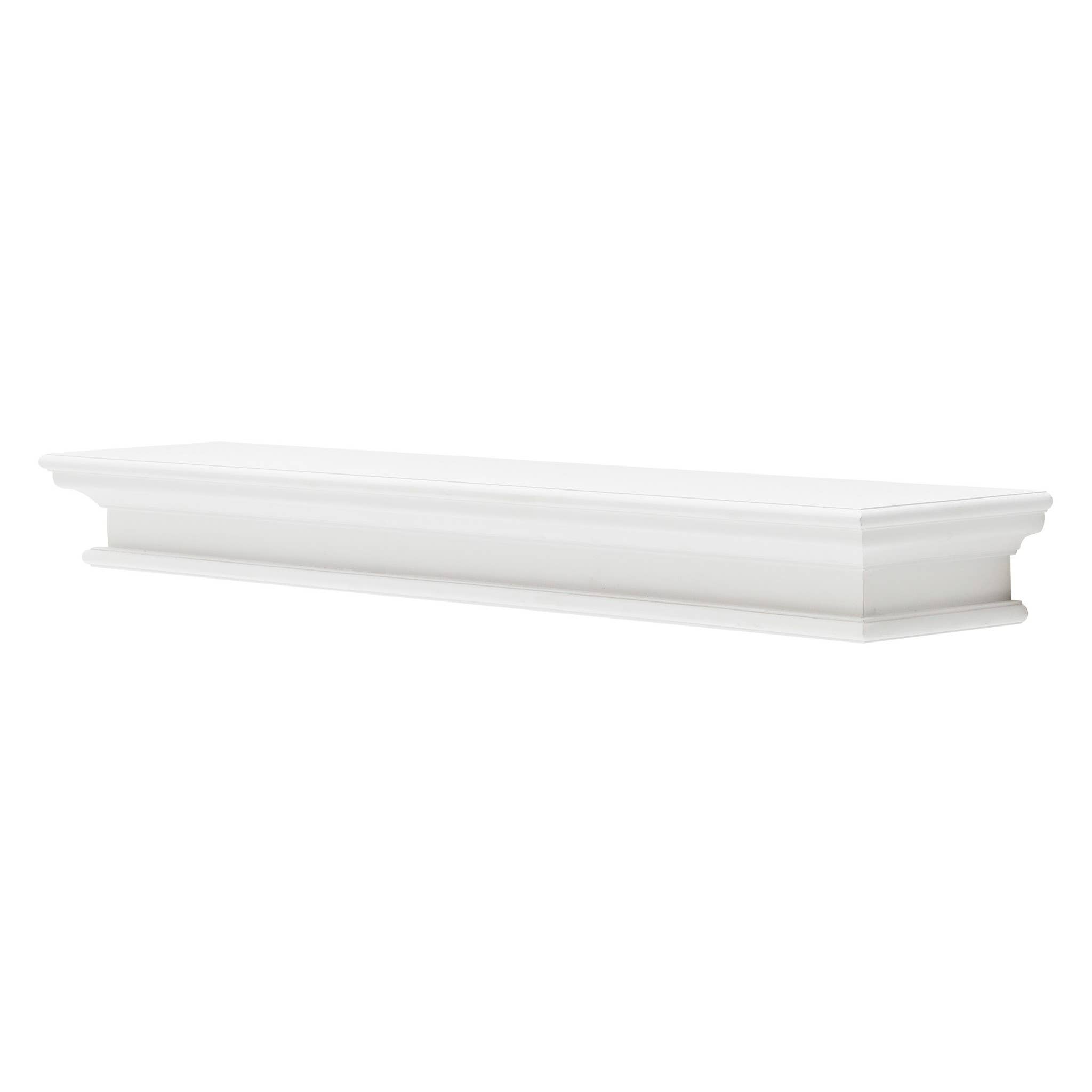 HomeRoots - Wholesale Wall Mounted Shelf - 47" Classic White XL Floating Wall Shelf1