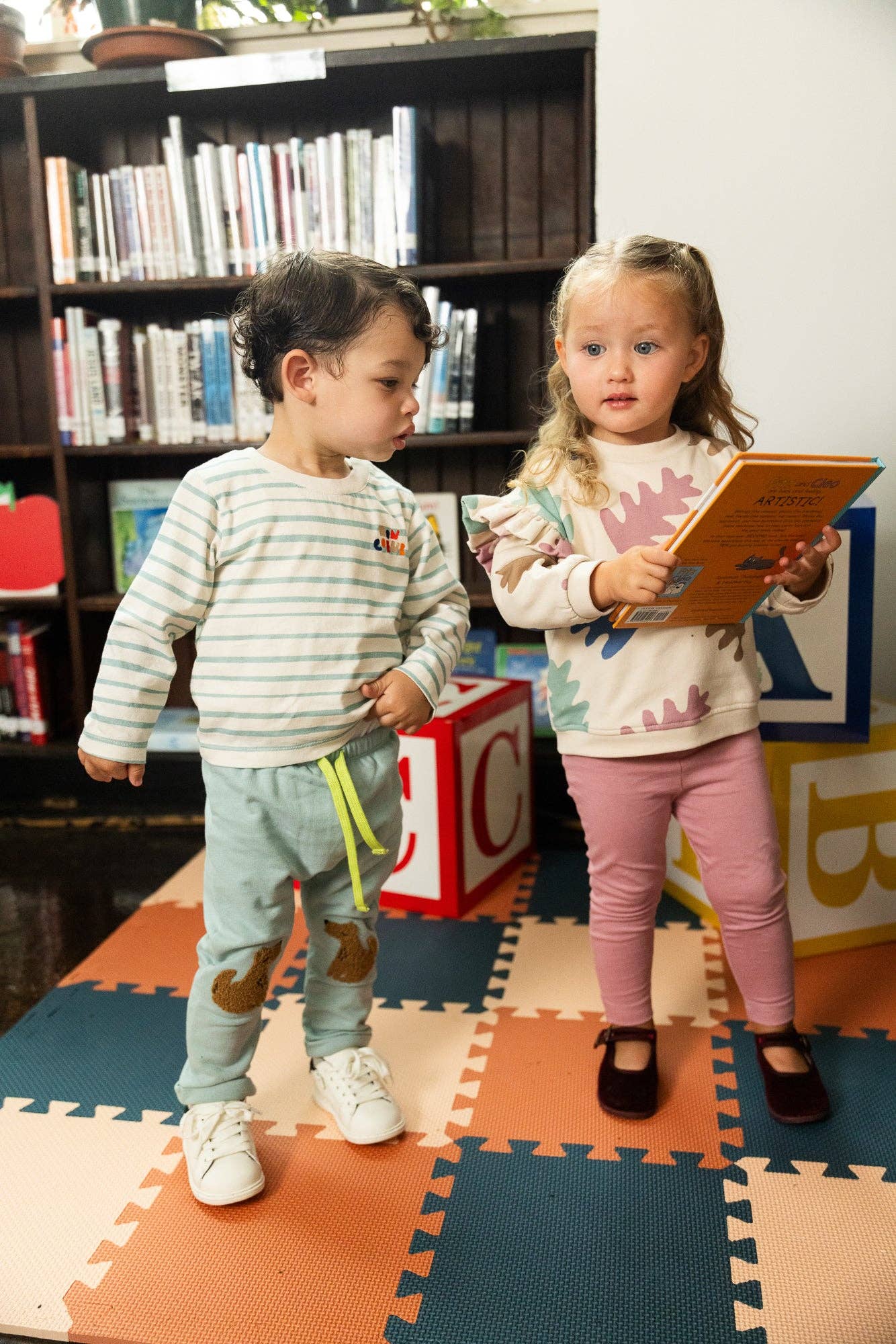 Mon Coeur - Wholesale Leggings - Kinderen - Roze legging van gerecycled katoen1