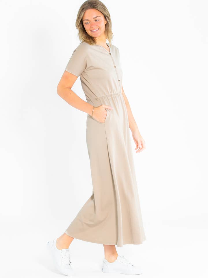 Inherit Clothing Company - Wholesale Dress - Women's - Ella Cinched Waist Maxi Dress