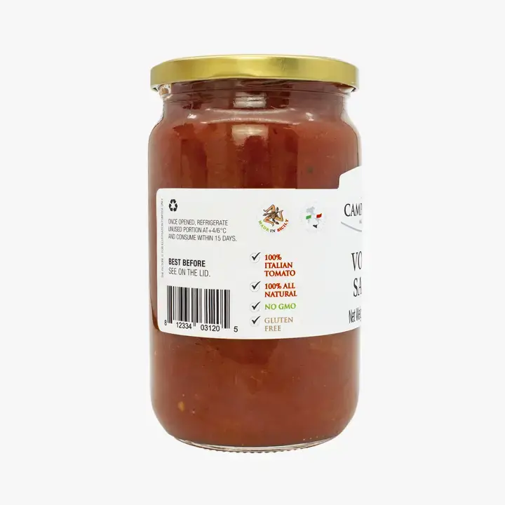 Campo d'Oro - Wholesale Sauce - Salsa di Pomodoro alla Vodka 24 oz1