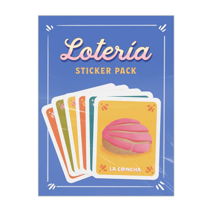 Ana Peake - Wholesale Sticker - LoterÃa Vinyl Sticker Pack of 6