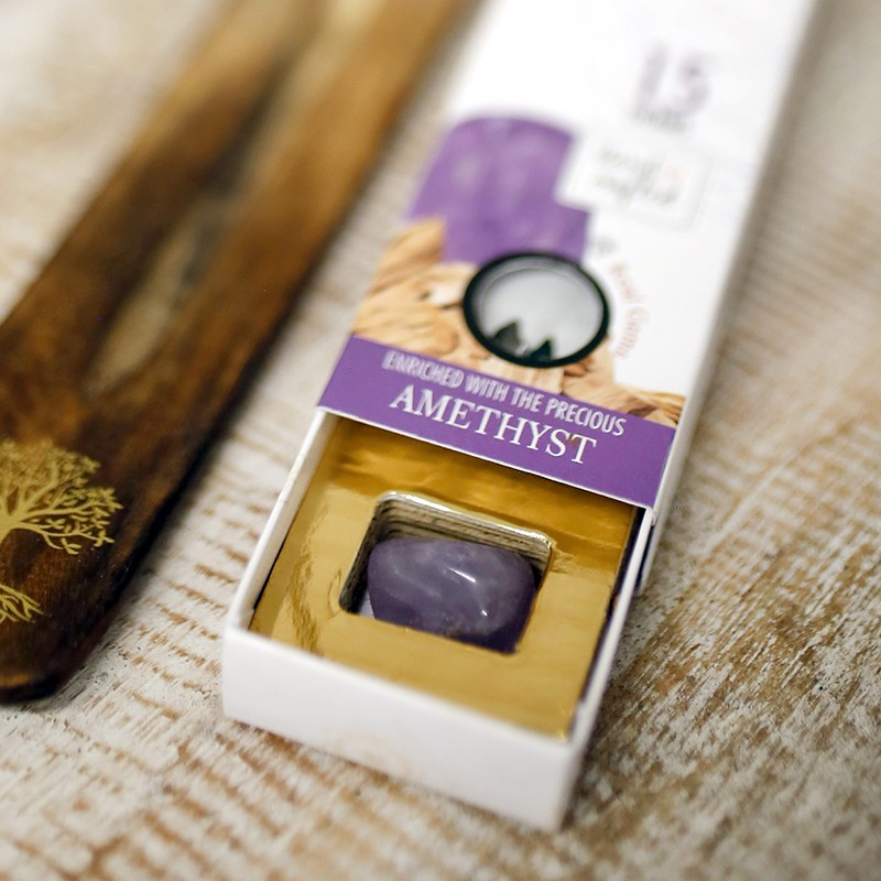 Ethike.eu - Vendita all'ingrosso Incensi - Incenso con Pietre Preziose Guaritrici e Pietre di Ametista0