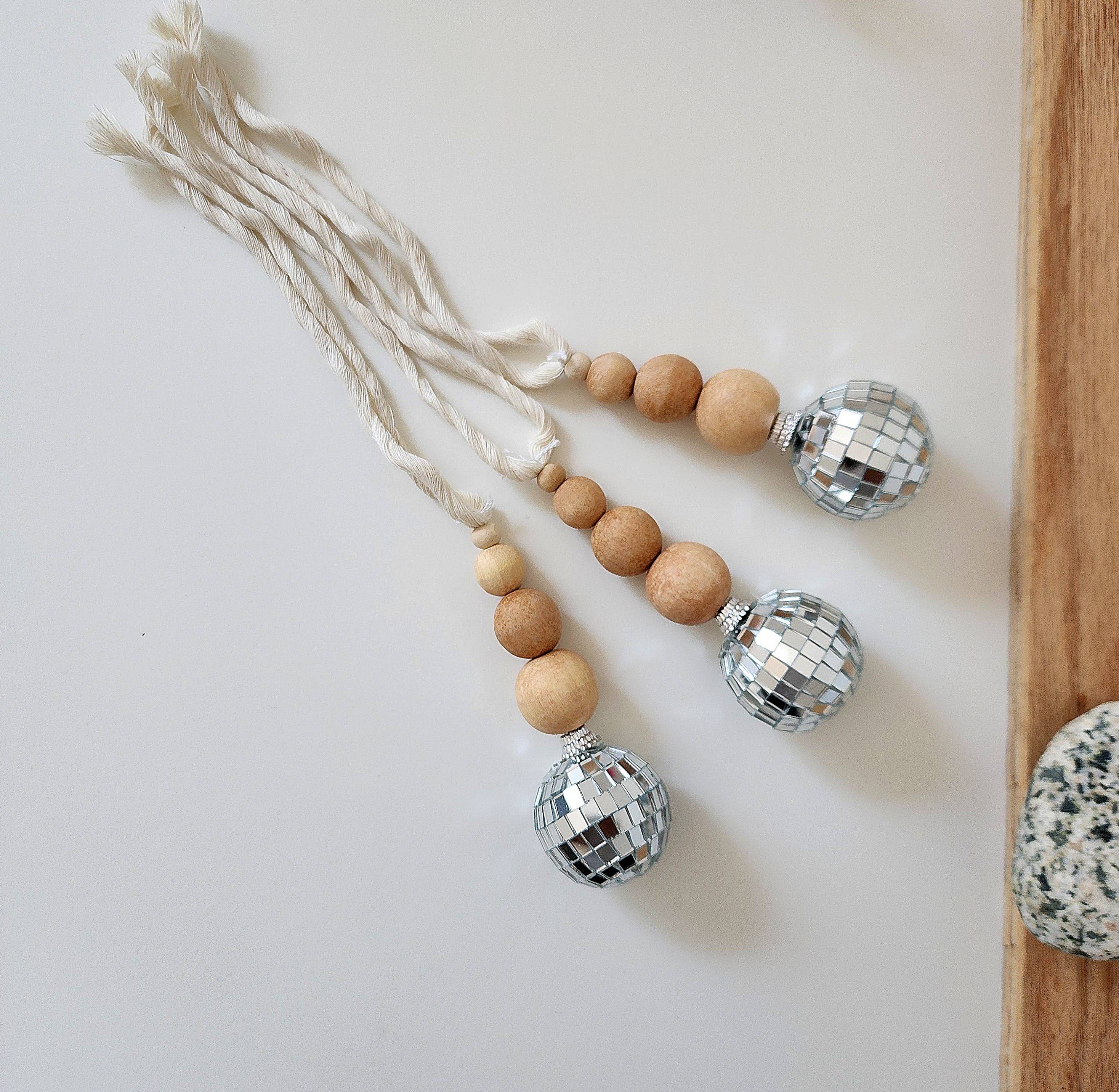 Handmade By Uruba - Wholesale Car Decorative Charm - Unisex - Disco Ball Car Charm & Oil Diffuser, Retro Car Accessories8