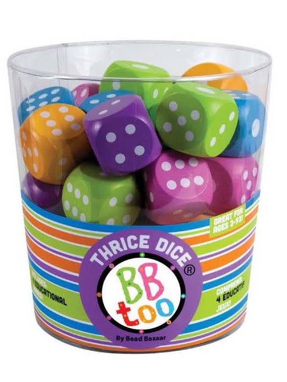 Item# 8007, Large wooden Dice assortment. $0.90 each for wholesale by BBToo