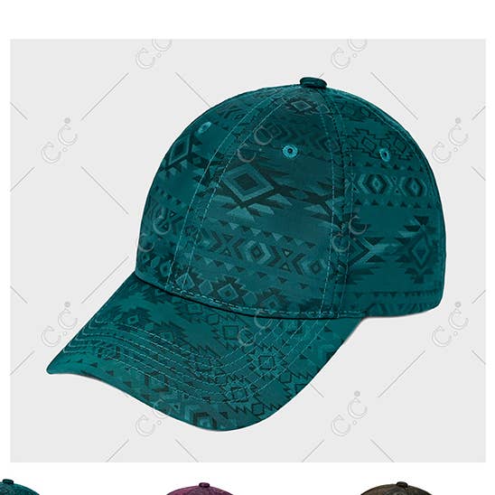 CC SÜDWESTLICHES MUSTER BASEBALLKAPPE, BAS 3257 für den Großhandel von JOIA ACCESSORIES