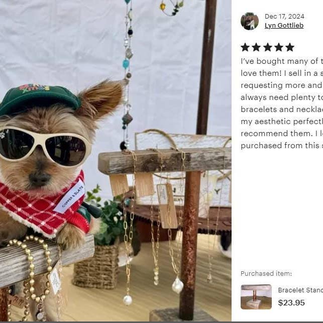 Gifted Shop Works, LLC - Wholesale Jewelry Stand & Display - Bracelet Display Trio With Copper Riser9