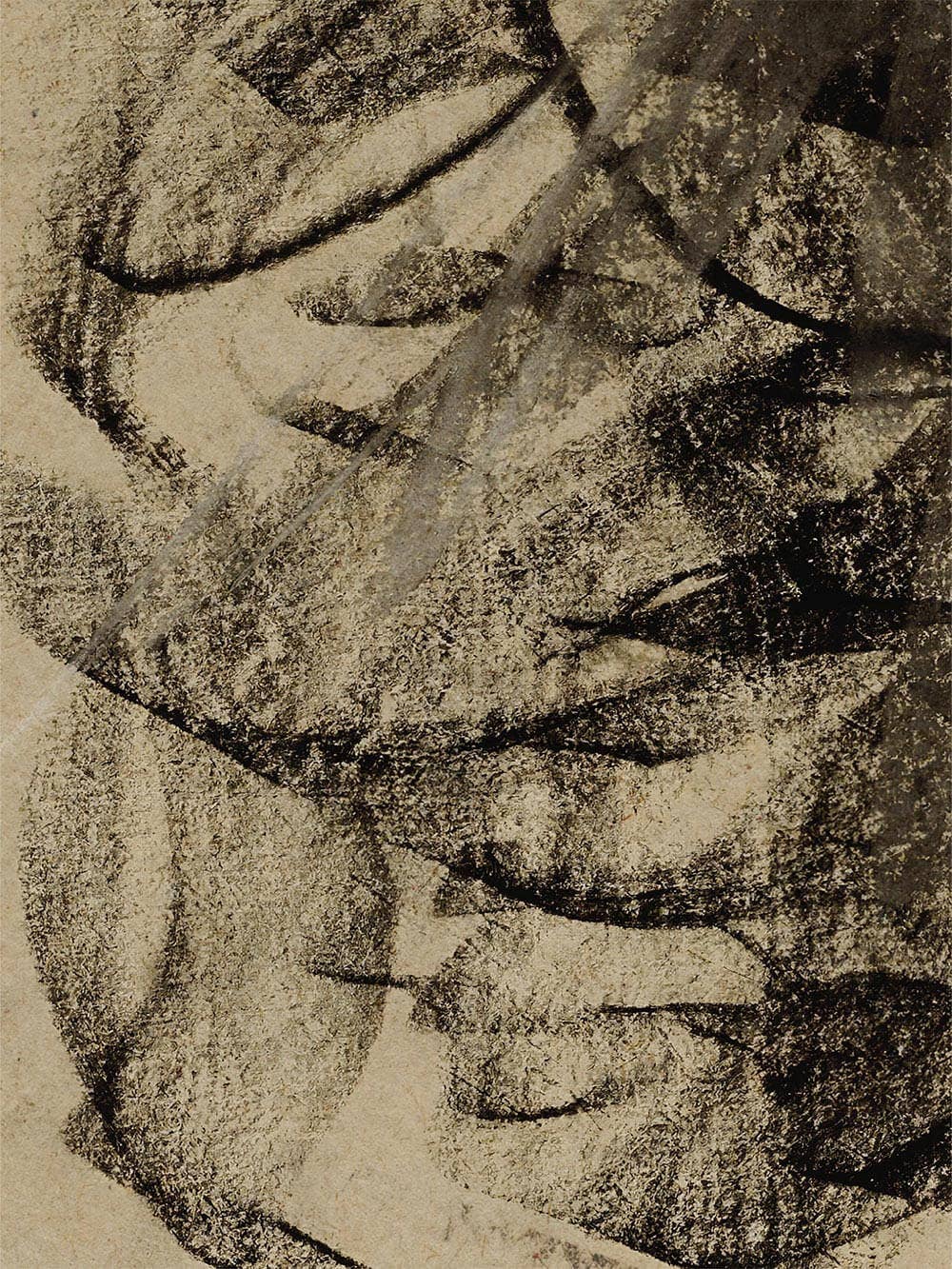 Modern Antique Prints - Wholesale Art Print - Vibrations in Sepia – Abstract Wabi-Sabi Art Print3