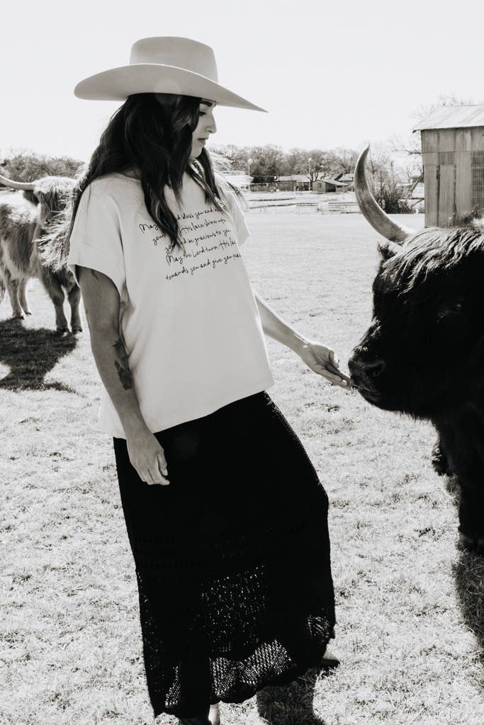 Crowned Free - Wholesale Screen Printed T-Shirt - Women's - May The Lord Bless You Tee6