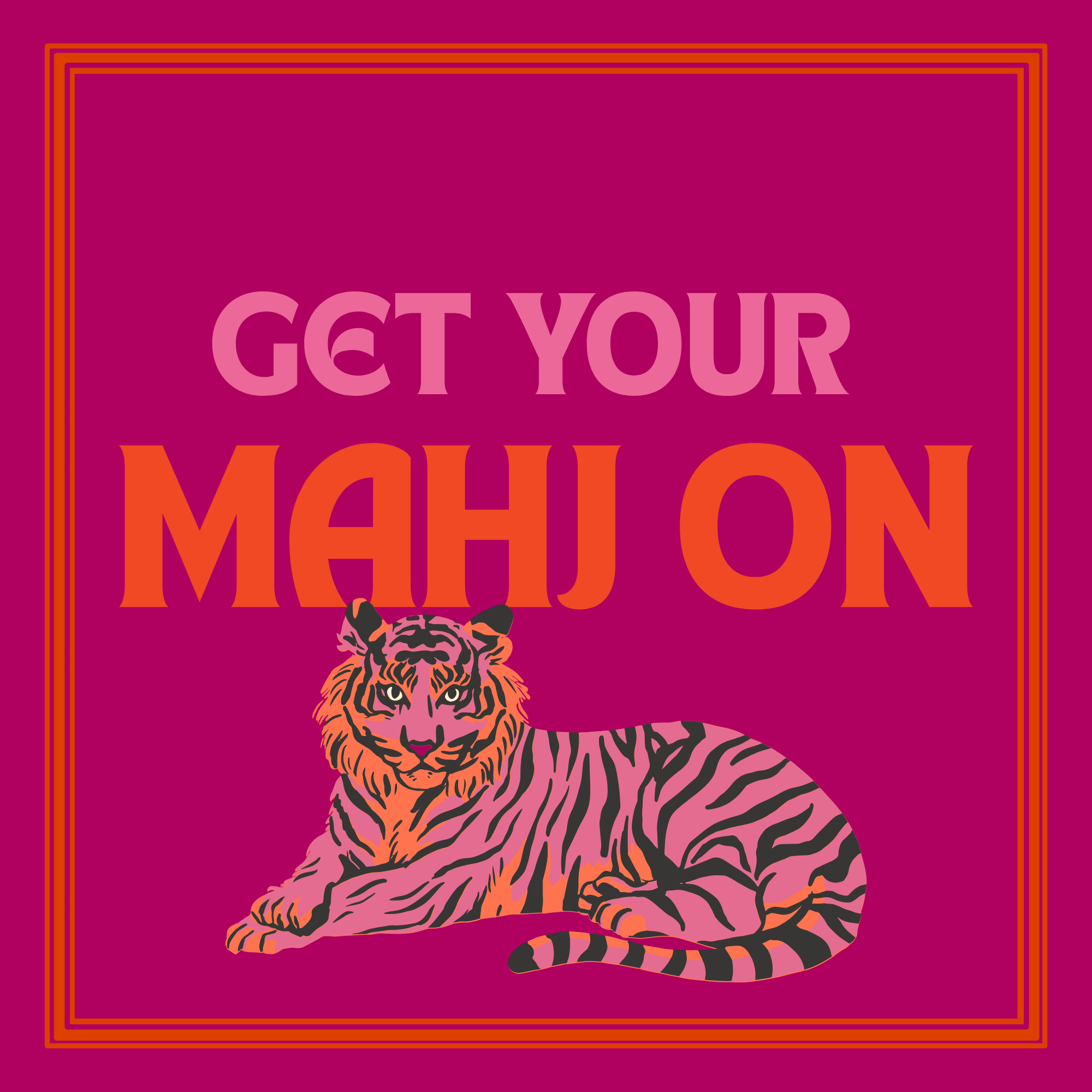 Kurated - Wholesale Disposable Napkin - Mahjong Cocktail Napkin 1