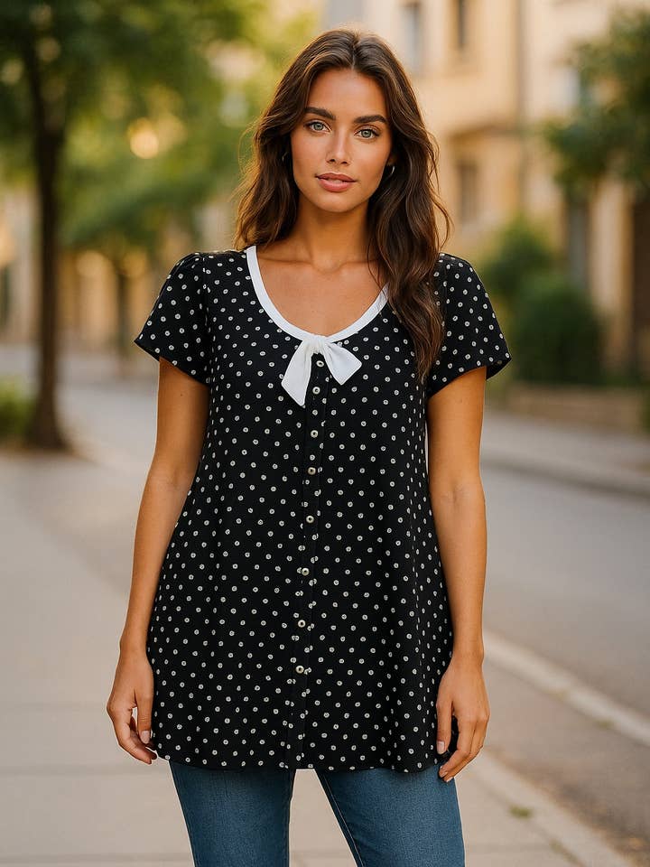 A Woman we Love - Wholesale T-shirt (Zonder tekening) - Dames - Set van 20 Voorjaar-Zomer Blouses – Ultra Licht Stof8