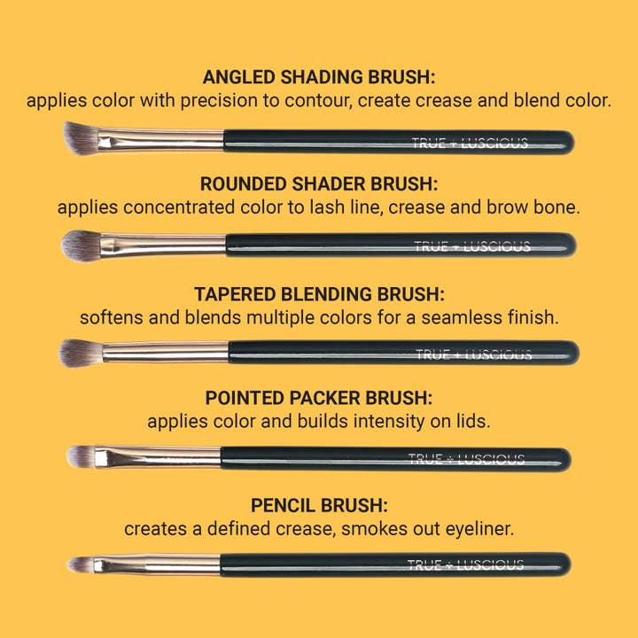 True + Luscious - Wholesale Makeup Brush Set - Everyday Artistry Brush Set3