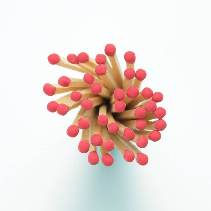 Made Market Co. - Wholesale Matches - Mini Apothecary Vintage Red Matches1