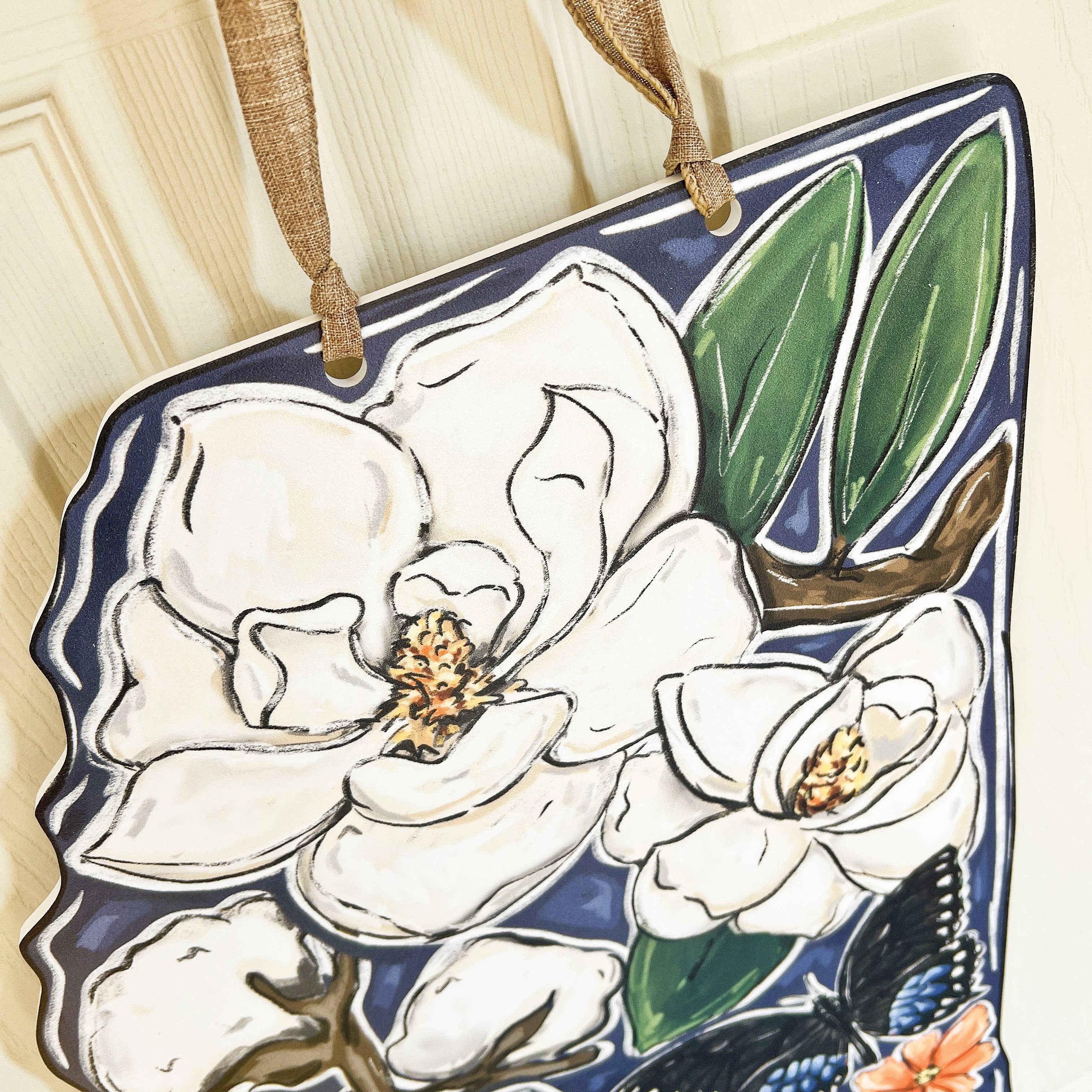 Home Malone - Wholesale Door Hanger - Mississippi State Favorites Door Hanger-Southern Beauty USA 2