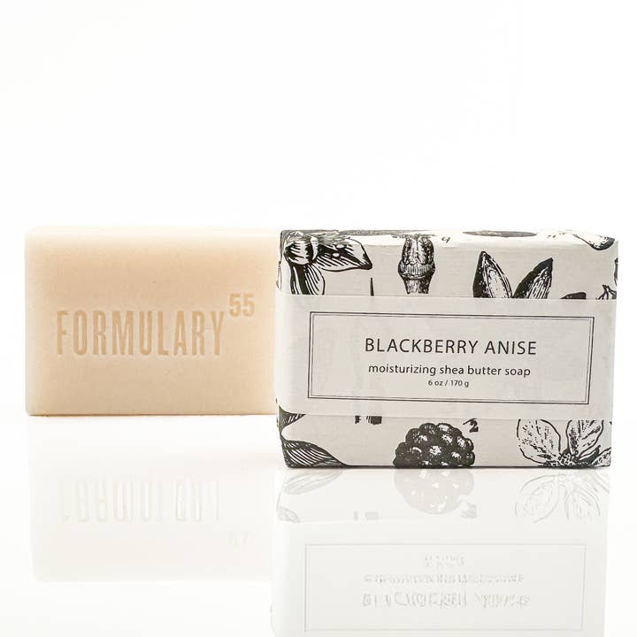 NEW Blackberry Anise Shea Butter Soap - Bath Bar for wholesale by Formulary 55