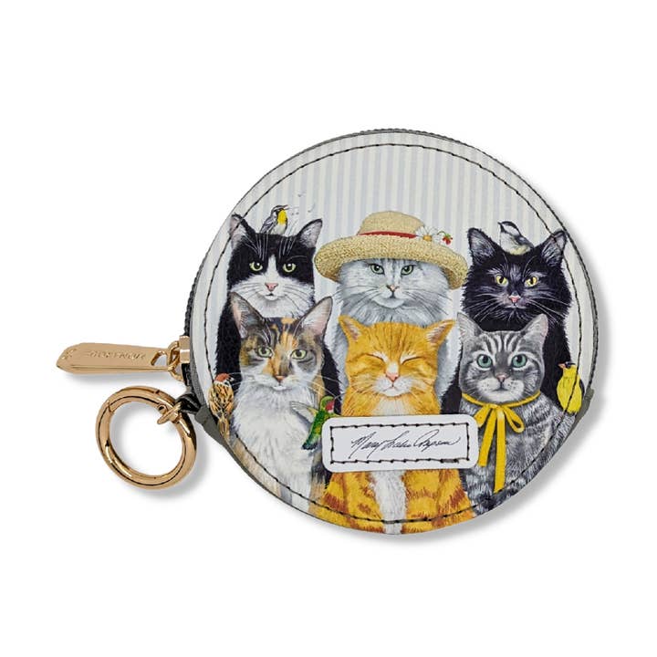Mary Lake Thompson Cats Round Zipper Case for wholesale by Monarque