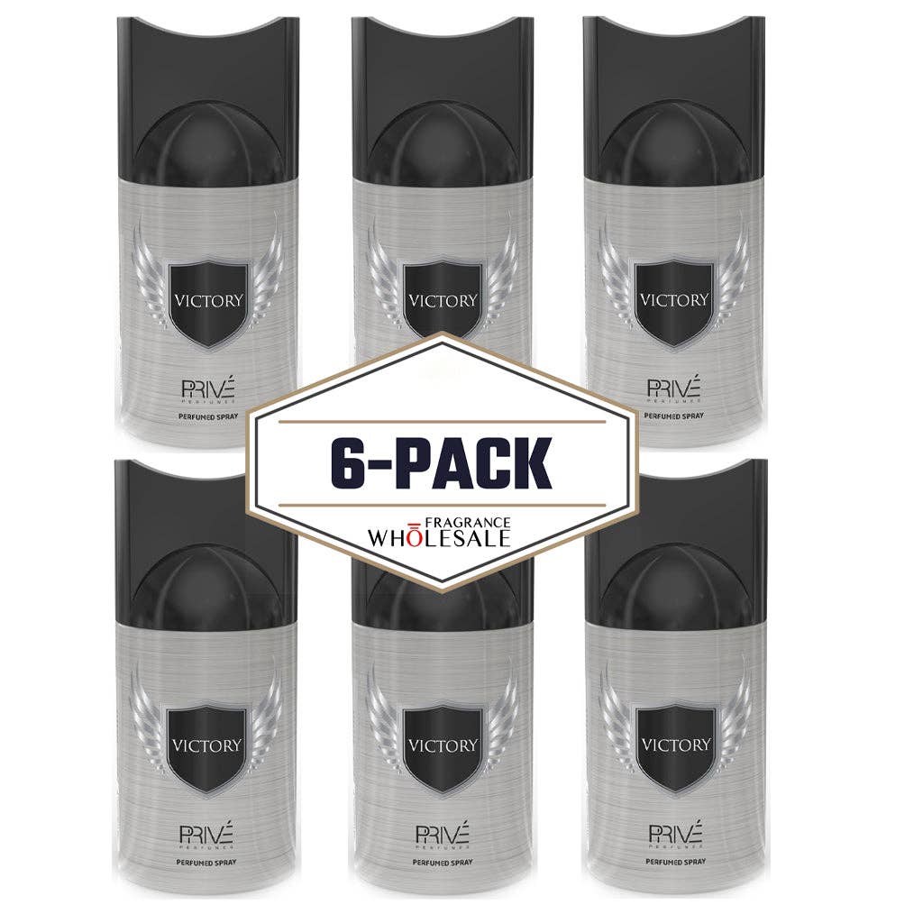 FRAGRANCE WHOLESALE LTD - Wholesale Deodorant - Unisex - PRIVE Victory Perfume Deodorant 250ml 6x PACK1