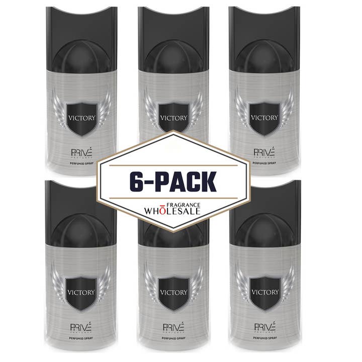 FRAGRANCE WHOLESALE LTD - Wholesale Deodorant - Unisex - PRIVE Victory Perfume Deodorant 250ml 6x PACK1