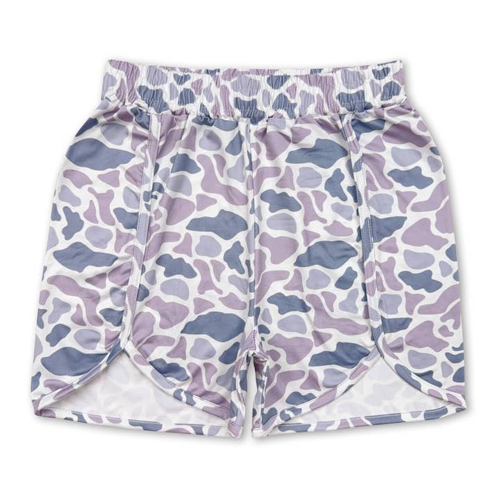 Yawoo Garments - Wholesale Mommy & Me Sets - Khaki camo adult women mommy and me shorts