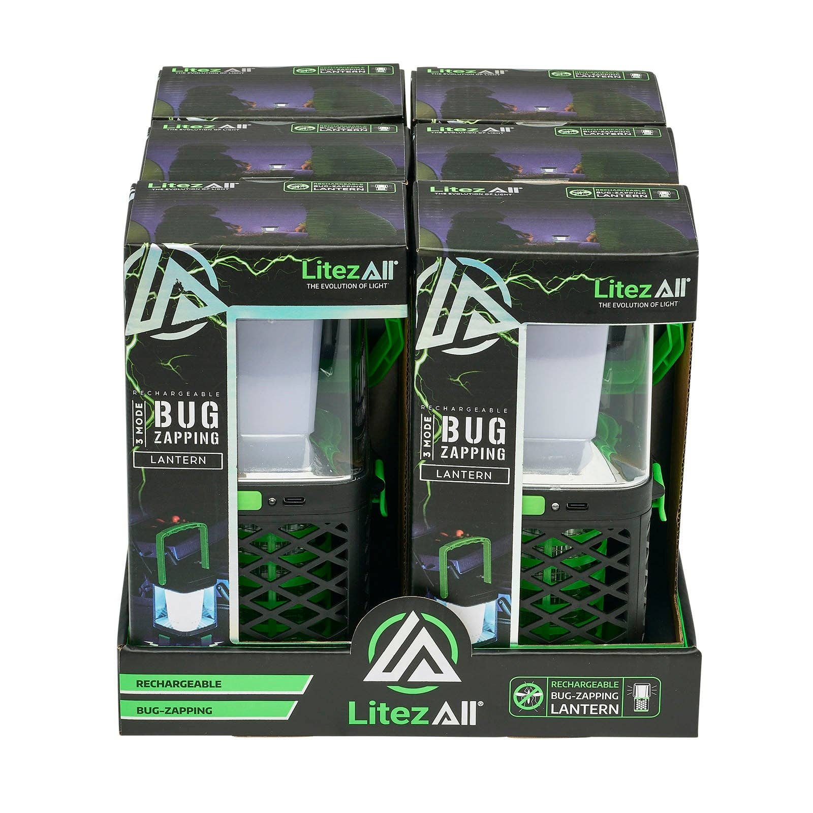 LitezAll - Wholesale Lantern - LitezAll Rechargeable Bug Zapping Lantern45