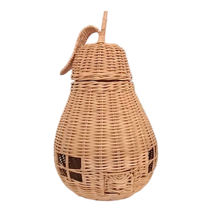 The Artisan and Company - Wholesale Basket - Kids & Baby - Handmade Rattan Pear Storage Basket