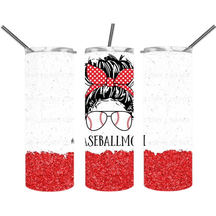 Baseball Mom 20 Oz Tumbler Perfect for Mother’s Day! for wholesale by Perfectly Diverse Trendz, LLC