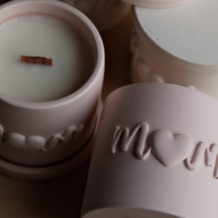 ECLAT DE L'AUBE - Wholesale Jar/Filled Candle - Handmade container scented candle - Mum and Sister2