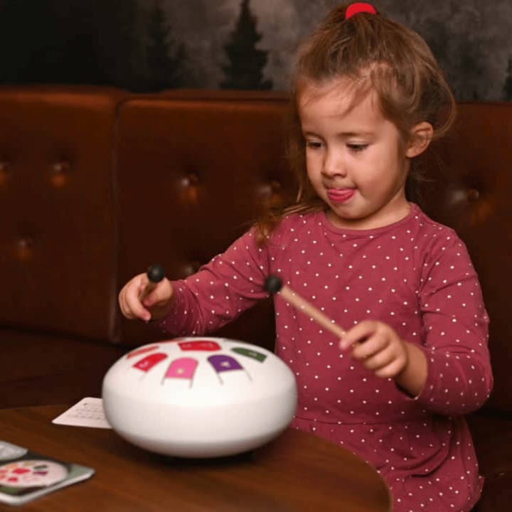 MusikGlück – Großhandel Musikspielzeug – Kind & Baby – Zungentrommel Rainbow Drum | Kinderinstrument Handpan