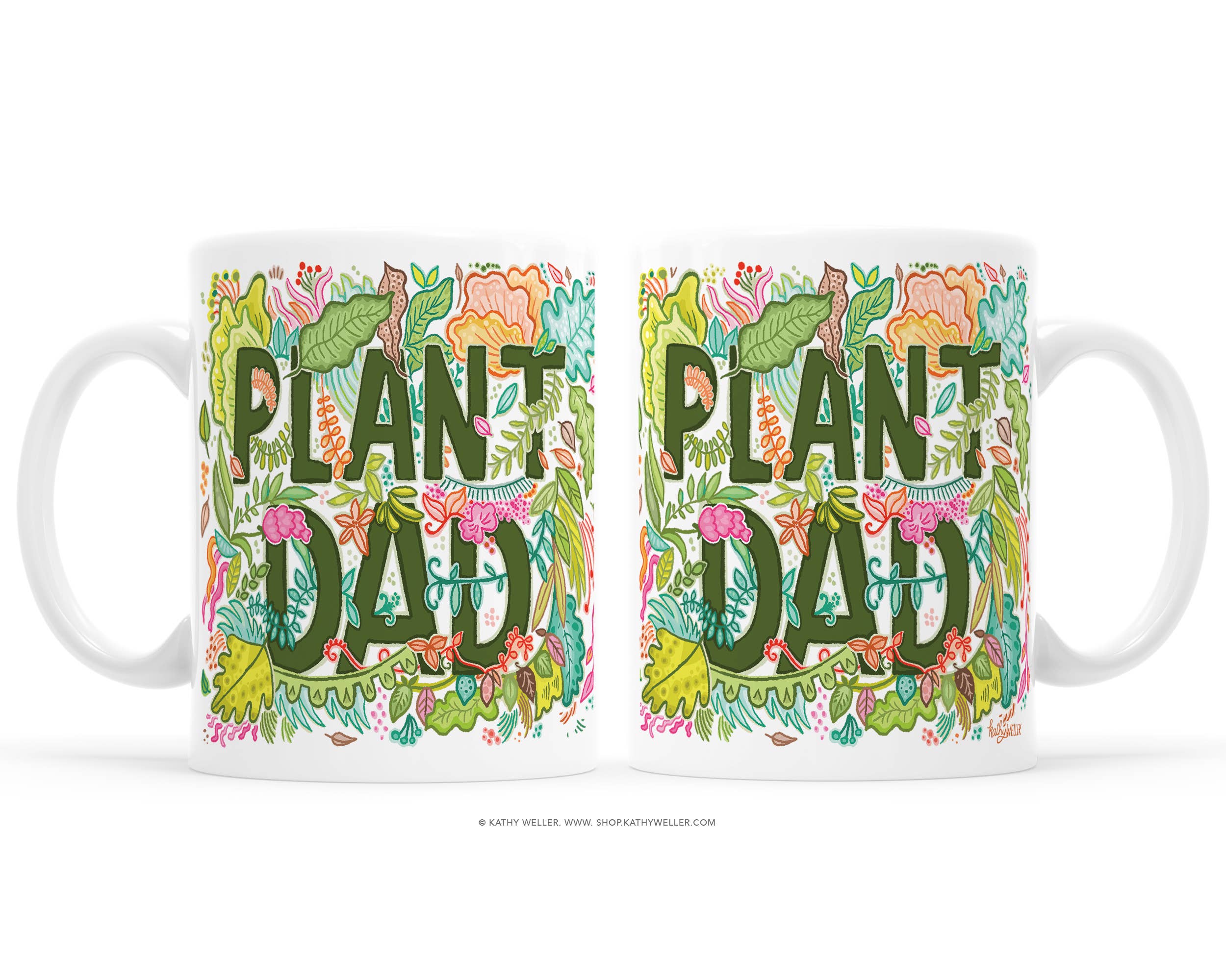 Kathy Weller Art+Ideas - Wholesale Coffee Mug - Plant Dad Mug11