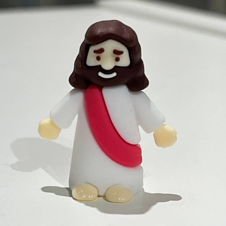 Oh Shirt and More LLC - Wholesale Decorative Figurine - Mini Jesus – Pocket-Sized Savior (1.38")2