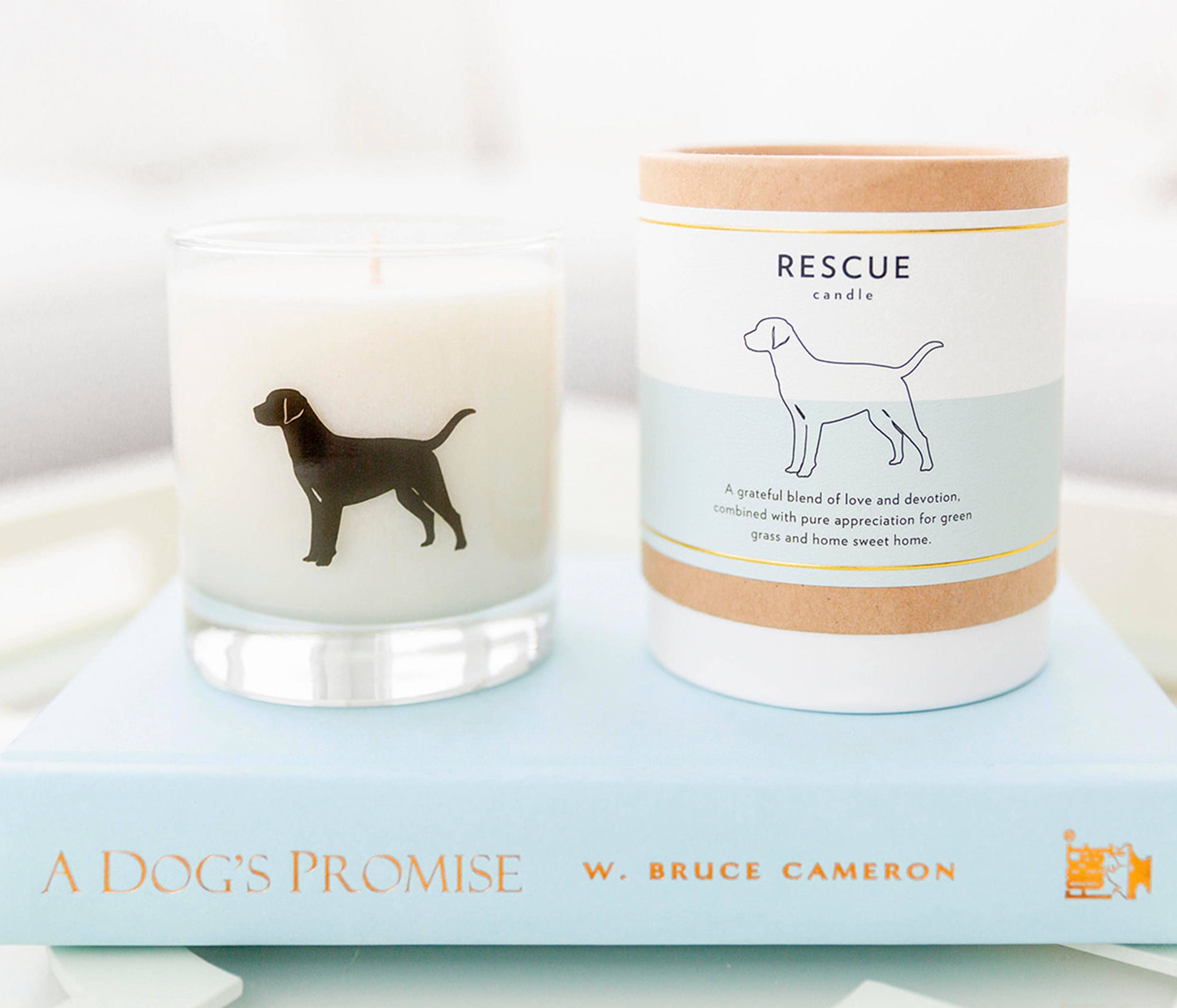 Scripted Fragrance - Wholesale Jar/Filled Candle - Rescue Dog Soy Candle in Drinking Glass Two-In-One Gift5