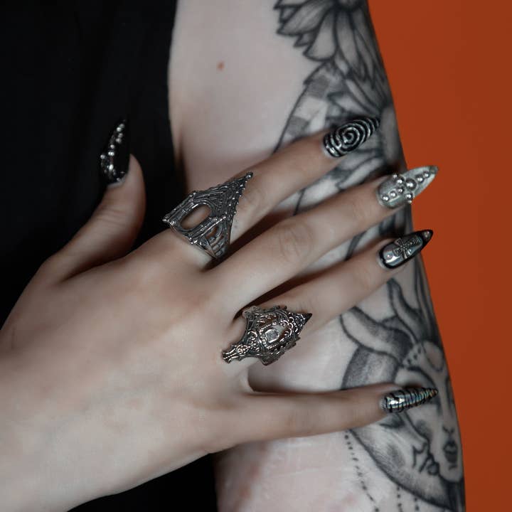 Lively Ghosts - Wholesale Cocktail/Statement Ring - Corridor Ring