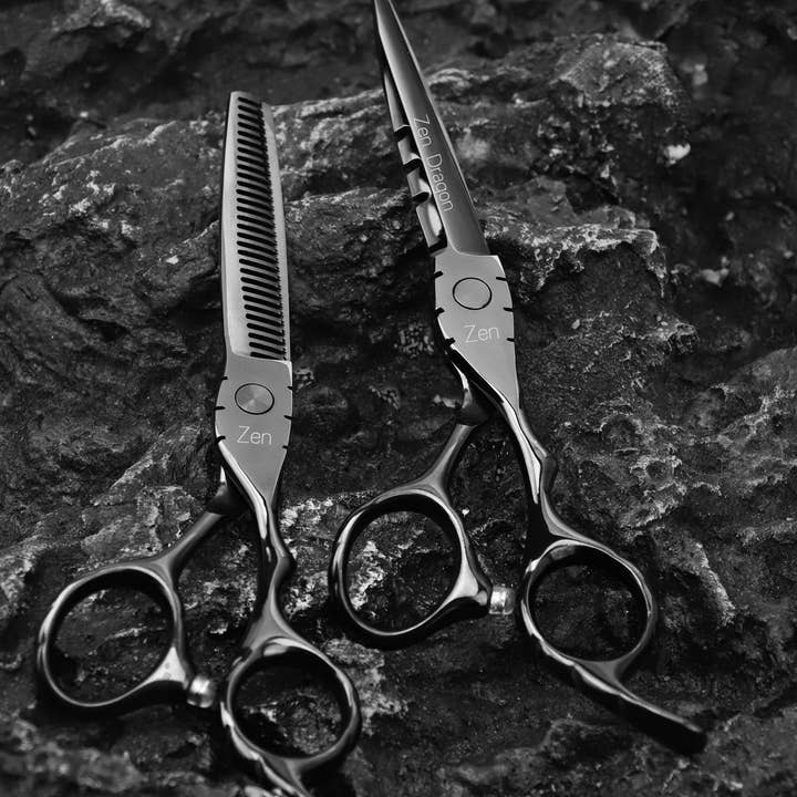 Zen Beauty - Wholesale Hair Scissors - Zen Dragon 6" Dry Cutting & 5.5" Texturizing Scissor Set