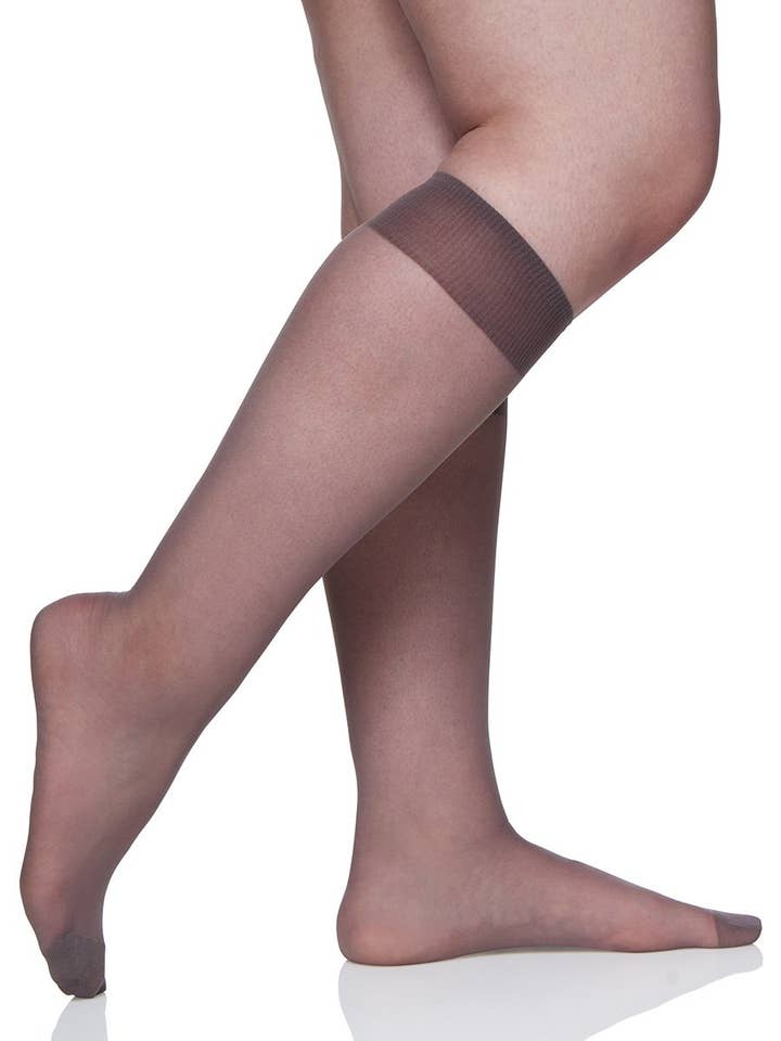 Berkshire - Wholesale Pantyhose - Women's - Queen All Day Sheer Knee High with Reinforced Toe - 6451