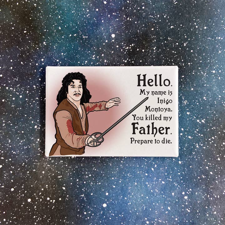 The Red Swan Shop - Wholesale Magnet - The Princess Bride Souvenir Magnet - Inigo Montoya