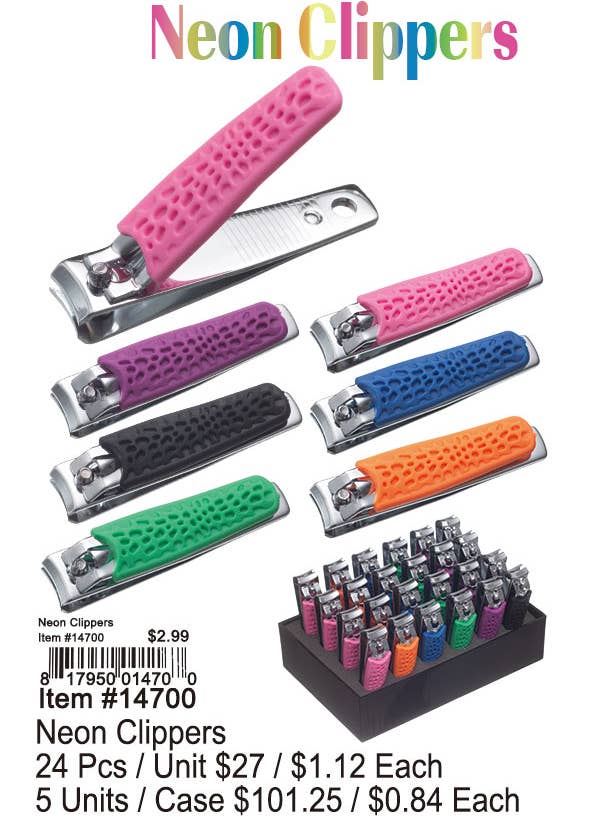 Neon Clippers for wholesale by Puka Creations