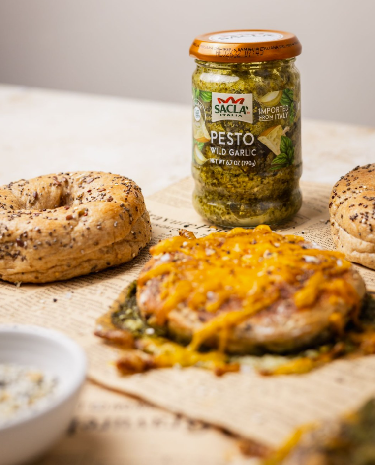 Sacla - Wholesale Pesto - Sacla Italy Wild Garlic Basil Pesto 6x6.7o Green Pasta Sauce5