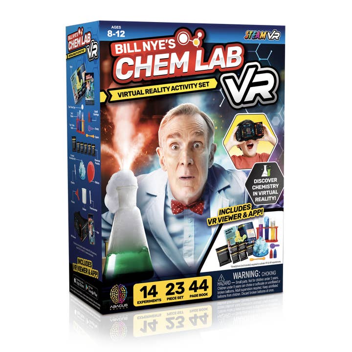 Bill Nye's Virtual Reality Chemistry Kit - Chem Lab VR for wholesale by Abacus Brands, Inc.