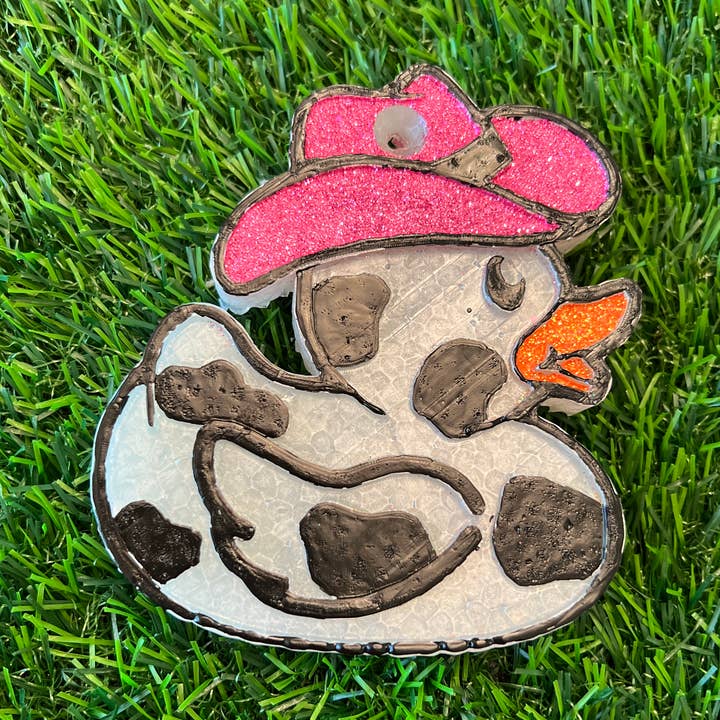 Rhinestone Cowboy Duck Car Freshie for wholesale by Spark Sunshine Designs