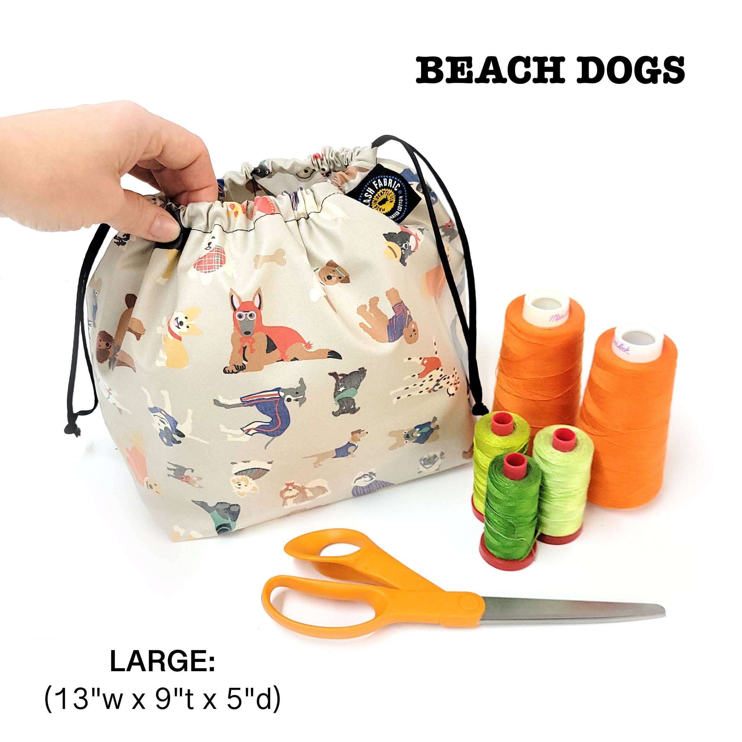 Splash Fabric - Wholesale Tote Bag - Women's - Cinch Bags - Large2