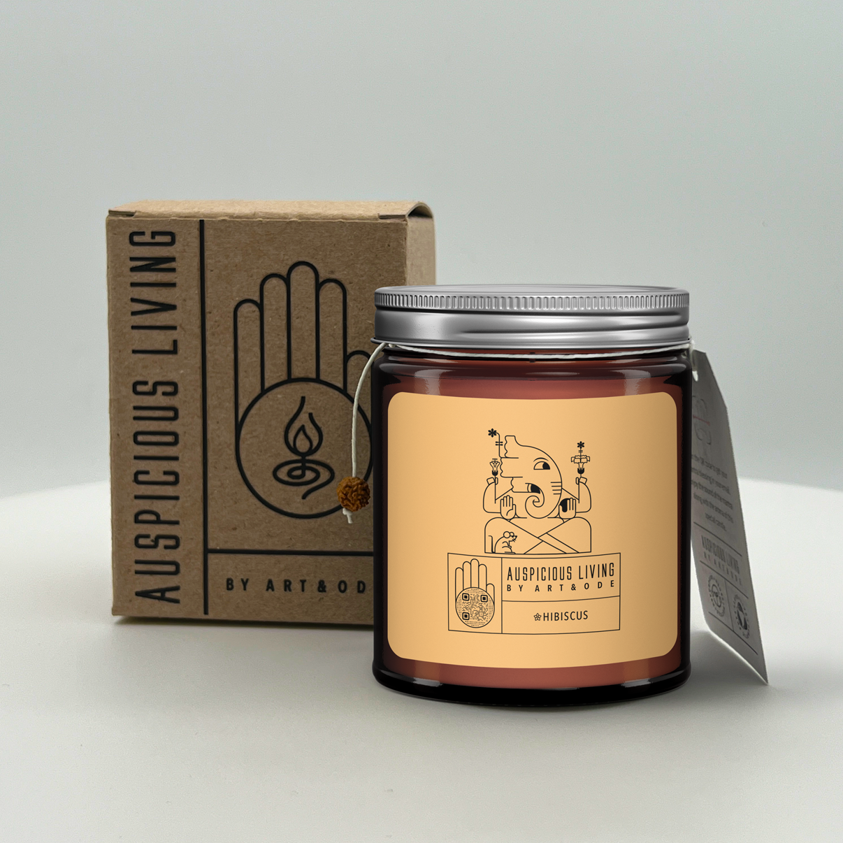 Art&Ode - Wholesale Jar/Filled Candle - Holiday Gift for A New Year 2025 Candle with Hibiscus Aroma 2