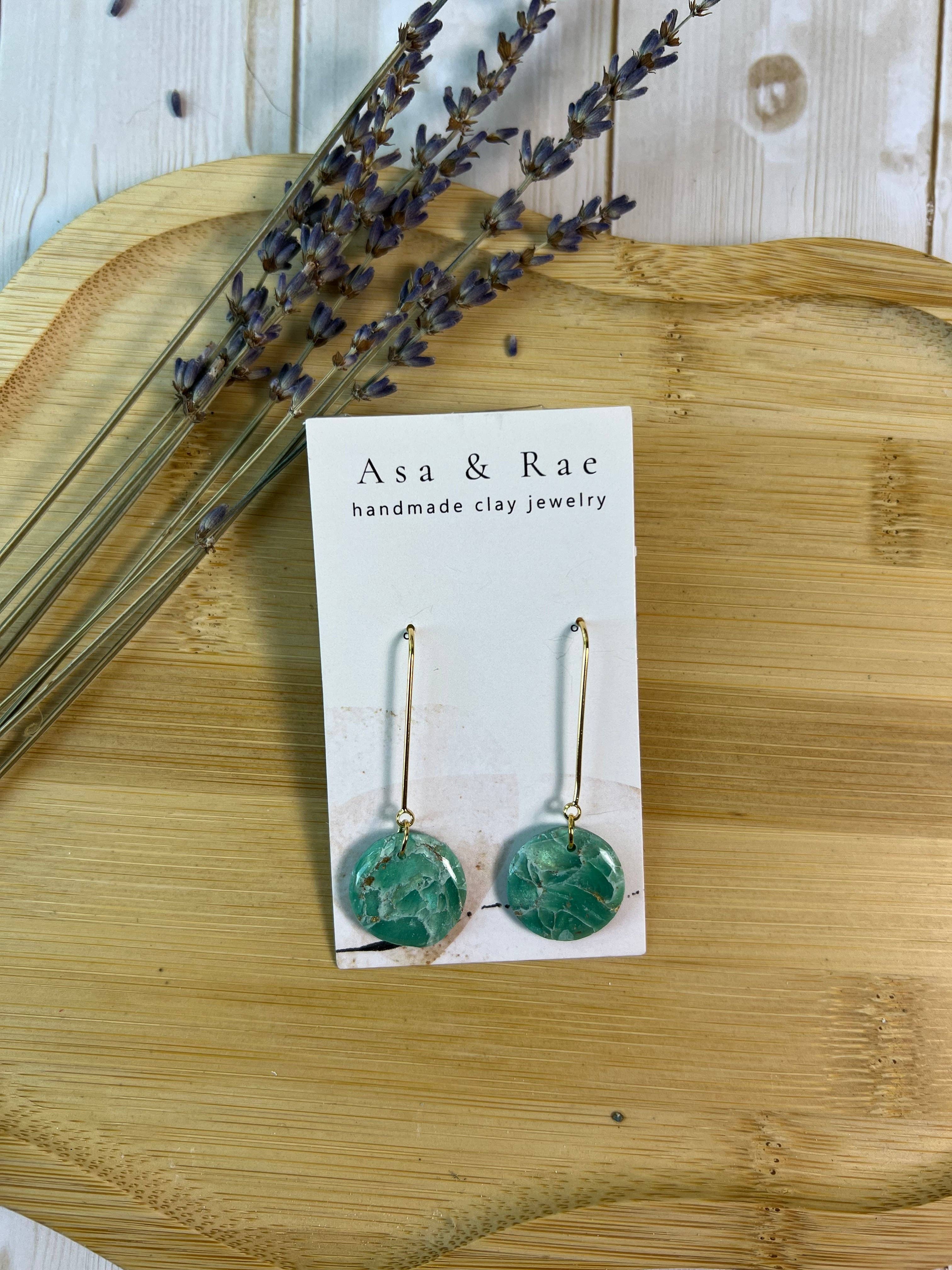 Asa&Rae - Wholesale Dangle Earrings - Circle Drop Dangle8